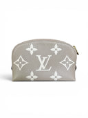 Louis Vuitton Empreinte Monogram Giant Cosmetic Pouch Beige Cream